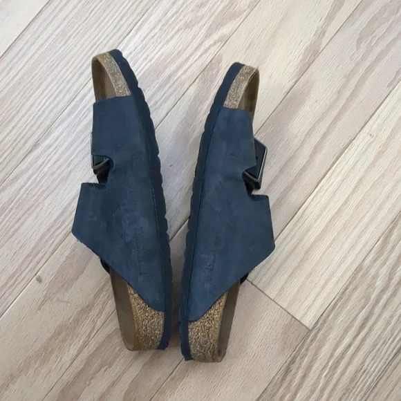 Birkenstock Leather Black Arizona Sandals 38 N - Picture 6 of 9